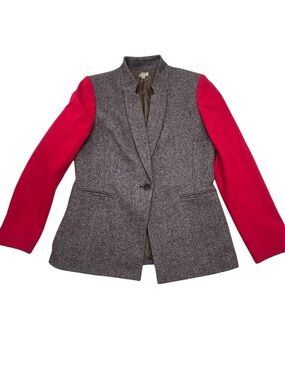 Cremieux Arabella Colorblock Tweed Blazer Jacket